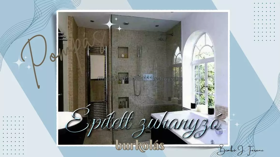 fürdőszoba épített zuhanyzó burkolás munkái